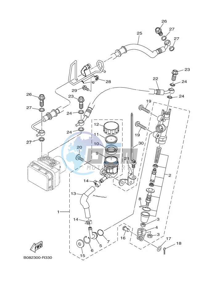 REAR MASTER CYLINDER