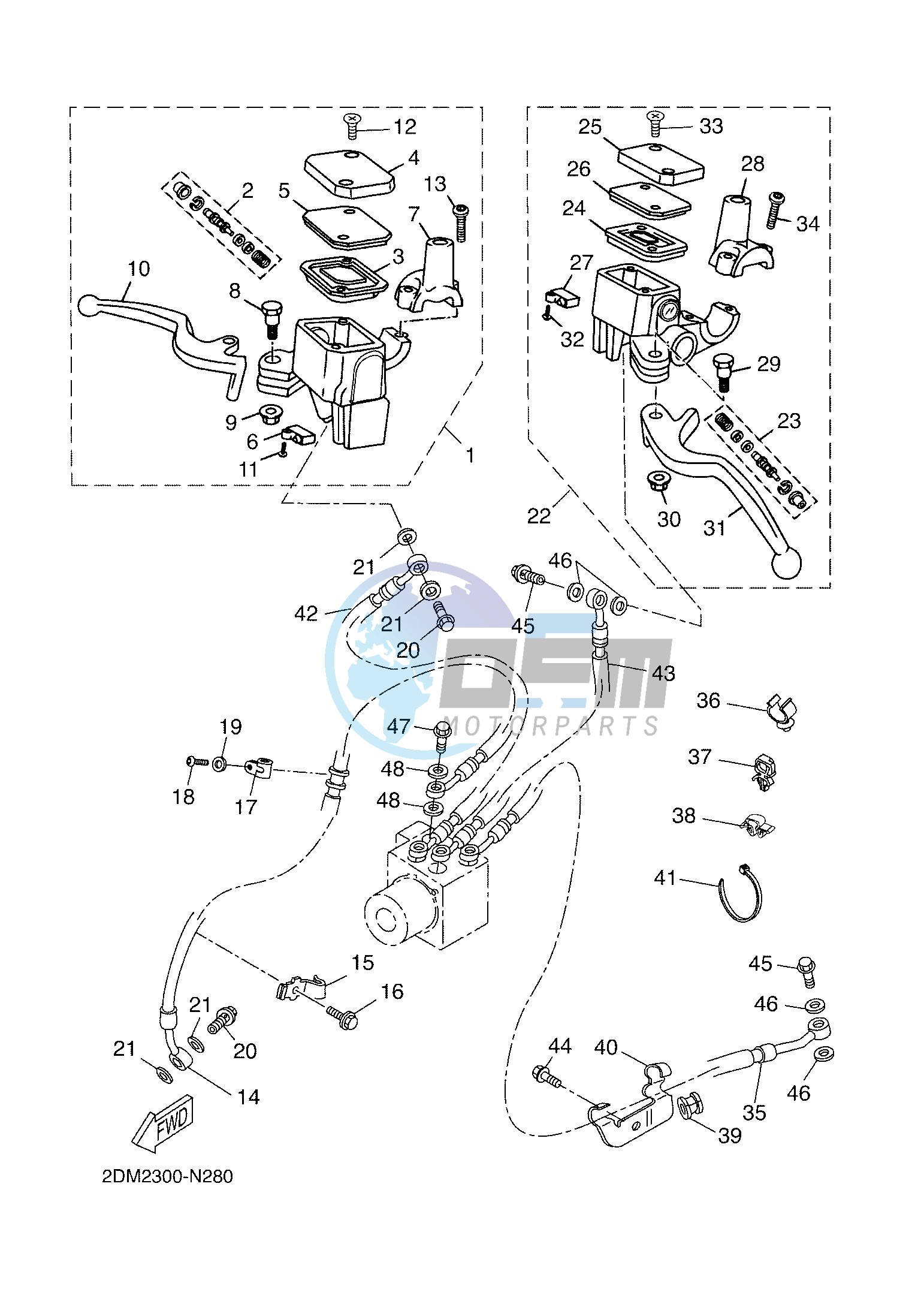 FRONT MASTER CYLINDER