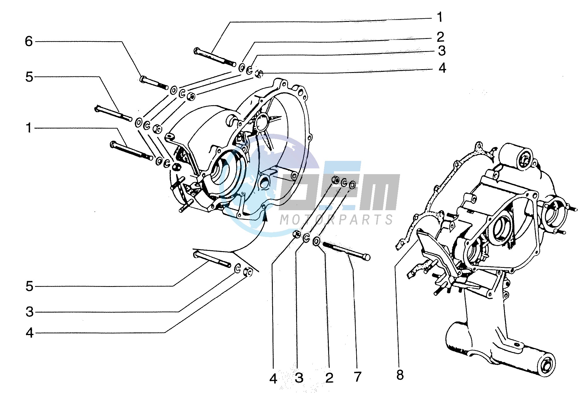 Crankcase bolts