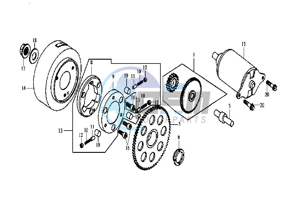 STARTING MOTOR