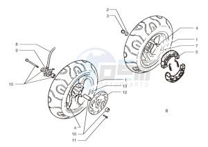 Ark AC 25 Glossy-Matt Black 100 drawing Front wheel-Rear wheel