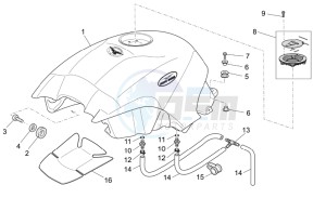 Breva V IE 850 drawing Fuel tank