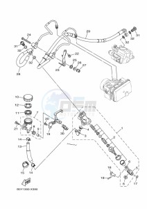 MT-10 MTN1000D (BGG6) drawing REAR MASTER CYLINDER