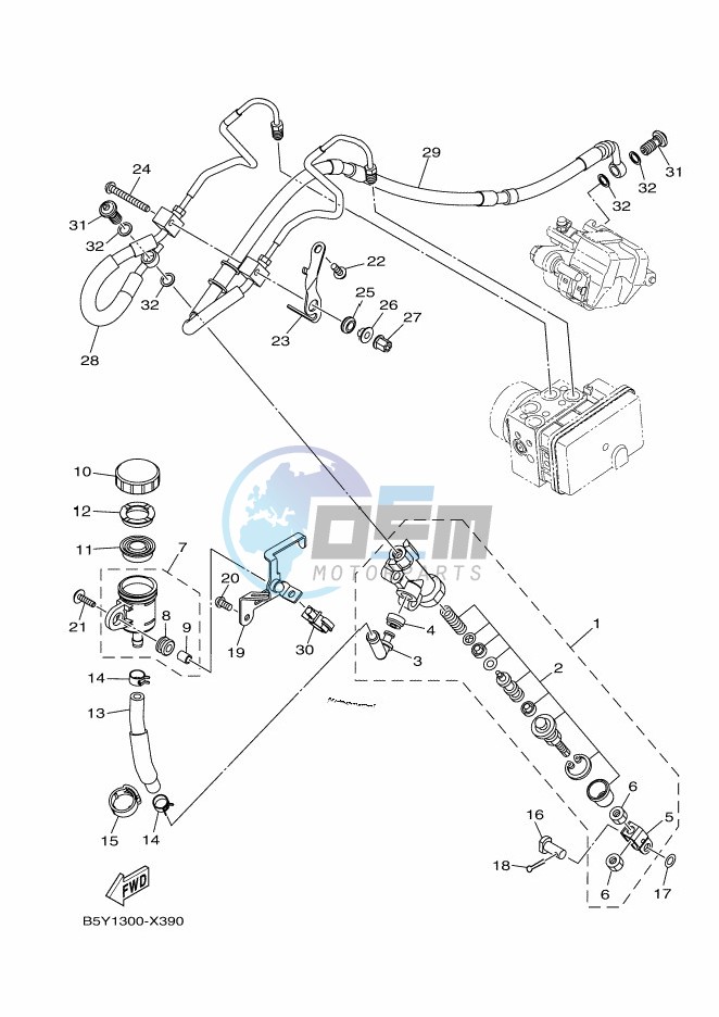 REAR MASTER CYLINDER