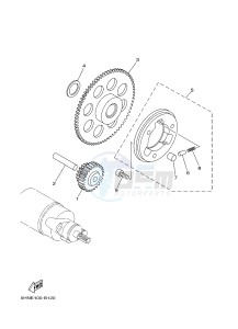 TT-R50 TT-R50E (2CJ6 2CJ7 2CJ8) drawing STARTER