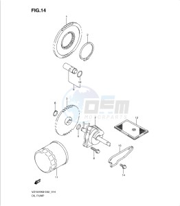 VZ1500K9 drawing OIL PUMP