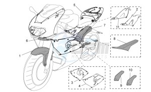 RSV 2 1000 drawing Acc. - Special body parts