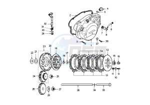 XPS T - 50 cc drawing CLUTCH