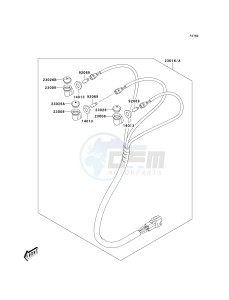 KSF 400 A [KFX400) (A1-A3) [KFX400) drawing CHASSIS ELECTRICAL EQUIPMENT