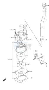 DF 175 drawing Water Pump