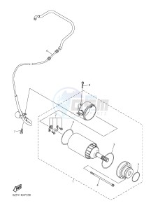 YZ250FX (B29C B29D B29E B29E B29F) drawing STARTING MOTOR