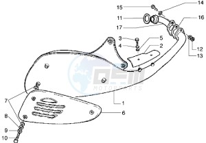 Liberty 125 drawing Silencer