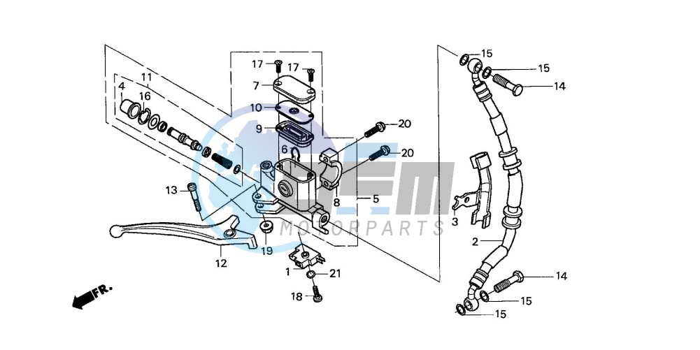 FRONT BRAKE MASTER CYLINDER