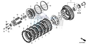 CB500F Europe Direct - (ED) drawing CLUTCH