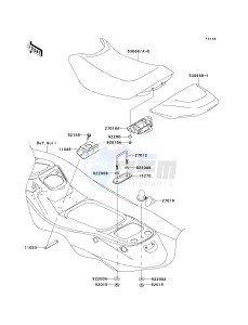 JT 1500 A [STX-15F] (A6F-A9F) A7F drawing SEAT