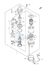 DF 90A drawing Starting Motor