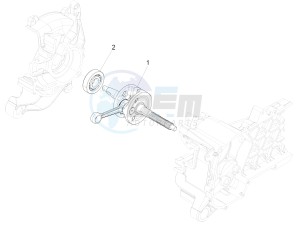 Liberty 50 4T PTT NEXIVE drawing Crankshaft