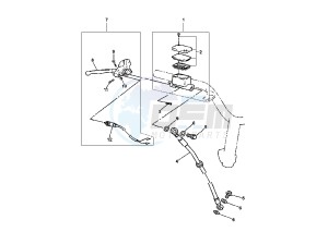 CS JOG R 50 drawing FRONT MASTER CYLINDER