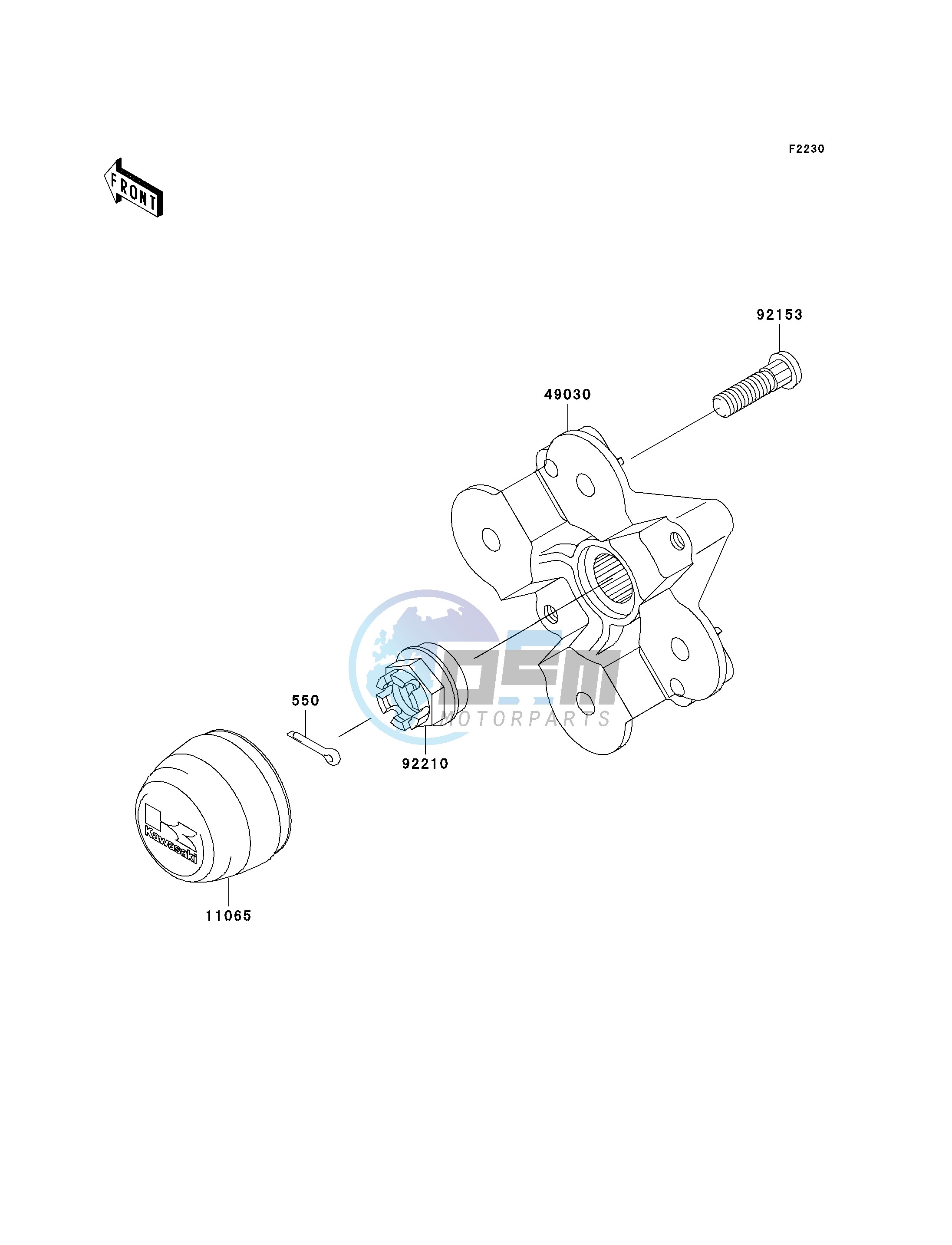 FRONT HUB