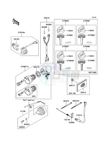 KLF250 KLF250A8F EU GB drawing Ignition Switch