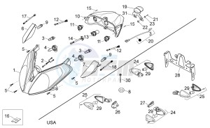 Sport City One 125 4T e3 drawing Lights