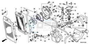 VT750C9 E / MKH MME drawing RADIATOR