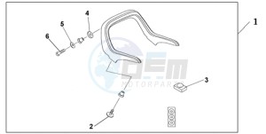 GL18009 Australia - (U) drawing SPOILER ACCENT TR