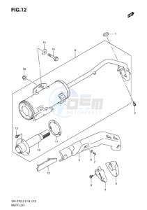 DR-Z70 EU drawing MUFFLER