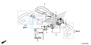 GL1800BG GOLDWING - F6B UK - (E) drawing AIR INJECTION VALVE