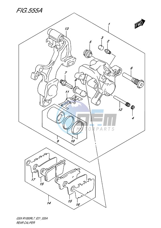 REAR CALIPER