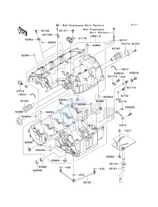 ZR 750 L [Z750 EU] (L7F-L8F) L7F drawing CRANKCASE