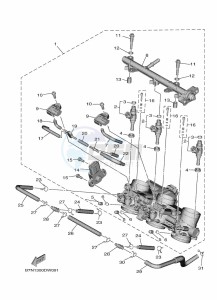 XSR900 MTM890-U (BMS1) drawing INTAKE