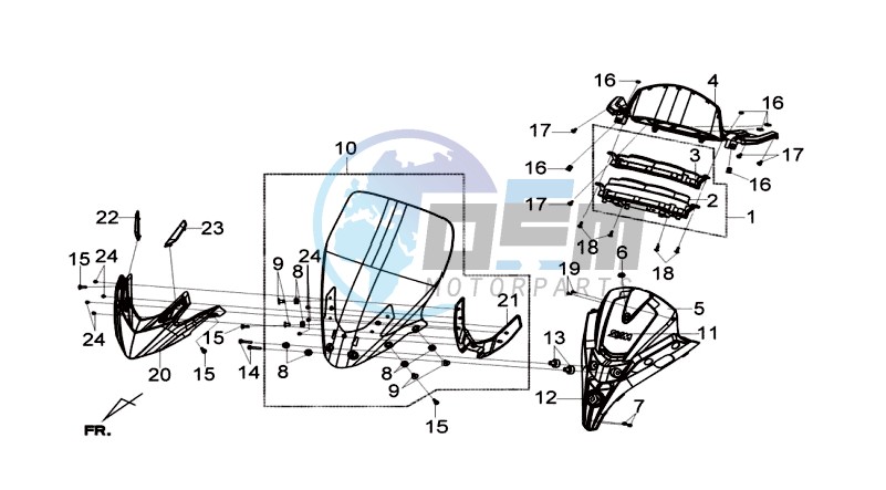 SPEEDOMETER - WINDSCREEN