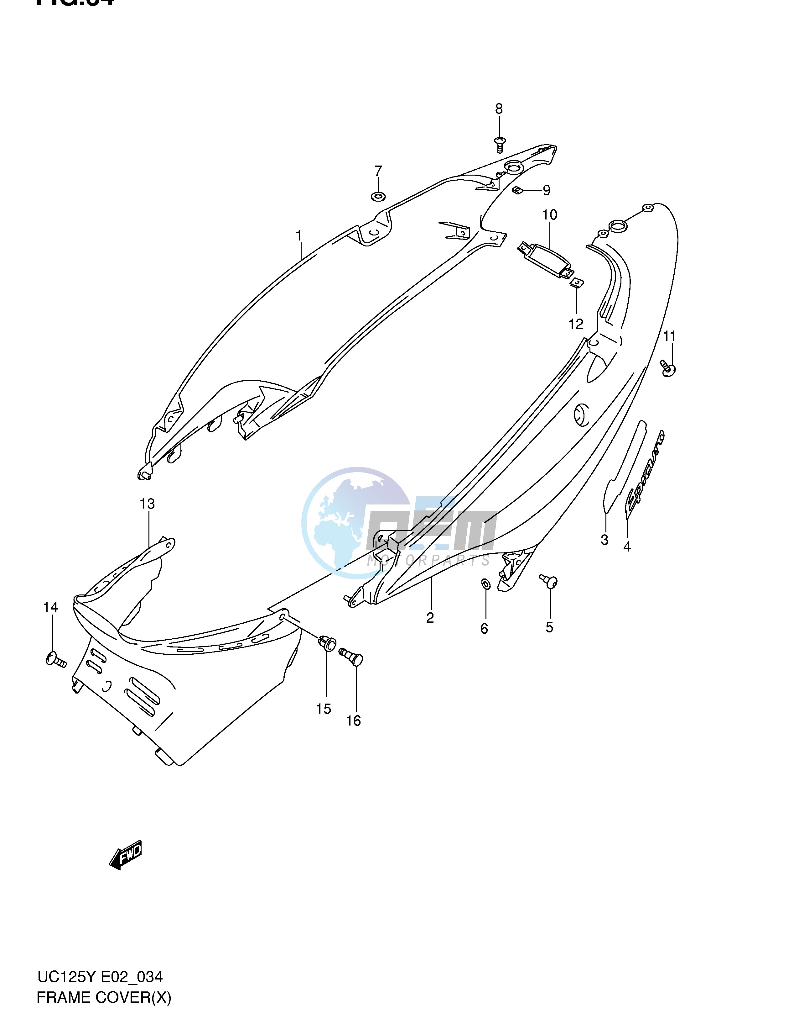 FRONT COVER (MODEL X)