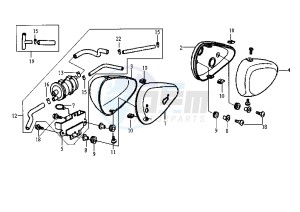 HUSKY - 125 cc drawing FILTER CANISTER