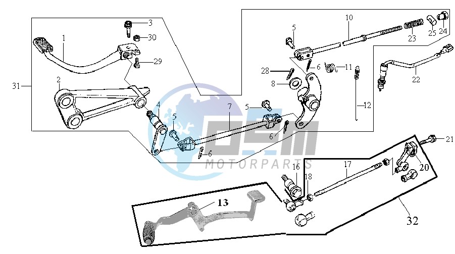 BRAKE PEDAL