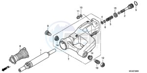 GL1800A ED drawing SWINGARM