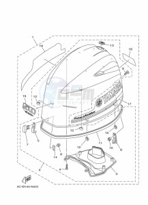 F50HETL drawing TOP-COWLING