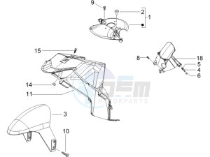 NRG 50 power Pure jet drawing Wheel housing - Mudguard