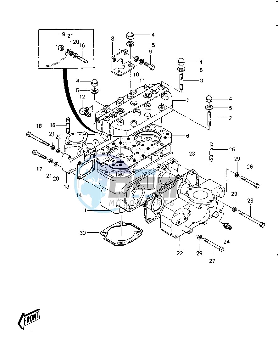 CYLINDER HEAD_CYLINDER -- 84-86 JS440-A8_A9_A10- -