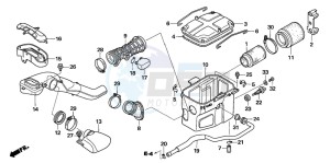 TRX680FA drawing AIR CLEANER