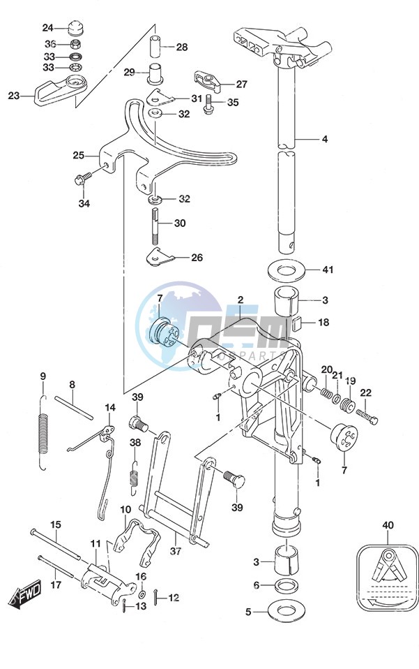 Swivel Bracket - Non-Remote Control