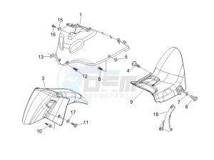 Nexus 250 e3 (UK) UK drawing Wheel housing - Mudguard