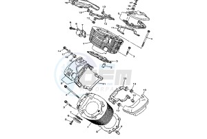 XVS A DRAG STAR CLASSIC 1100 drawing CYLINDER