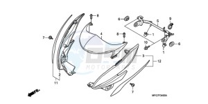 CB600FA9 UK - (E / ABS MKH) drawing COWL