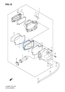 LT-Z90 (P19) drawing AIR CLEANER