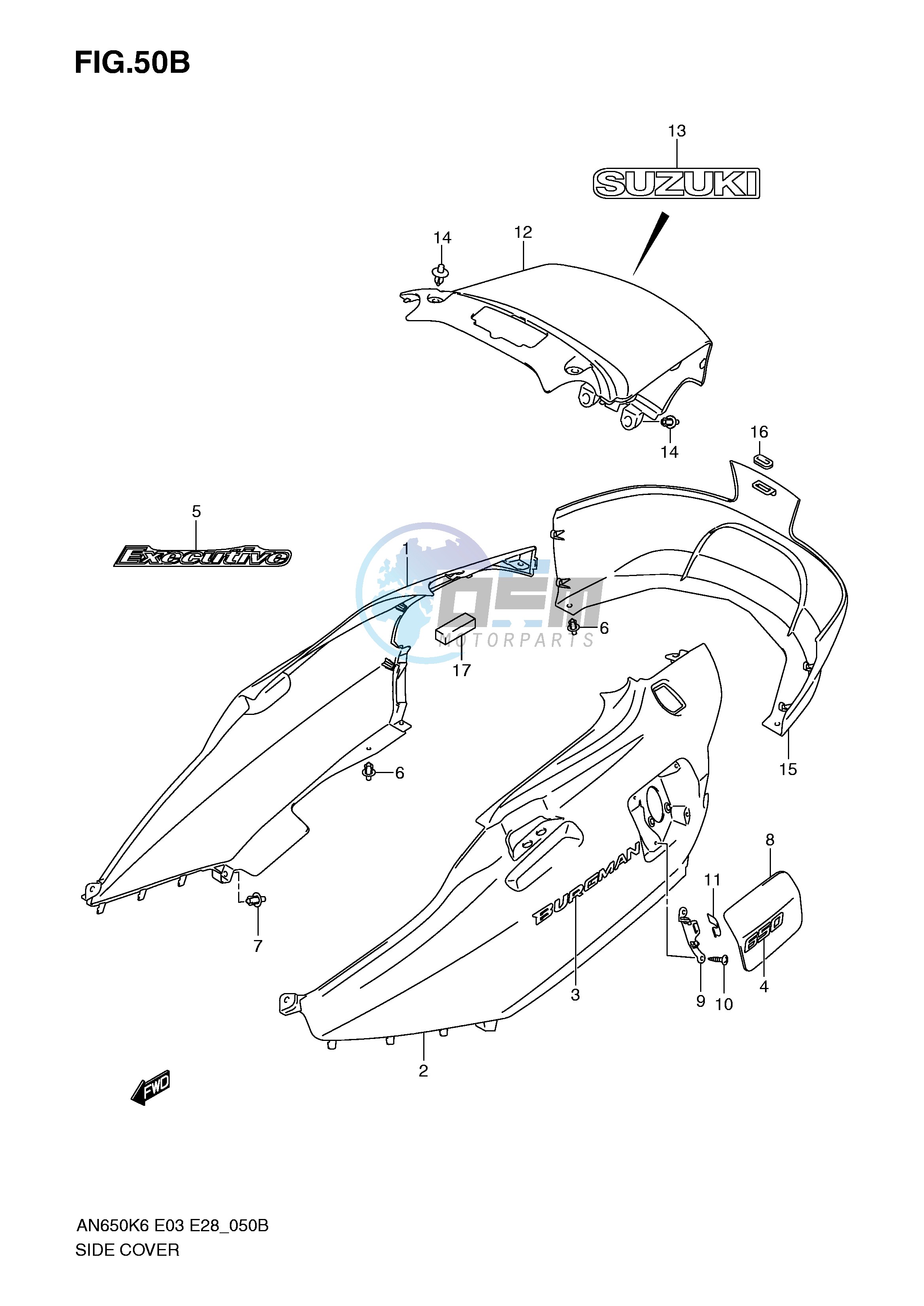 SIDE COVER (AN650AK9)