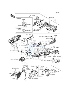 NINJA_ZX-6R ZX636EEF FR GB XX (EU ME A(FRICA) drawing Chassis Electrical Equipment