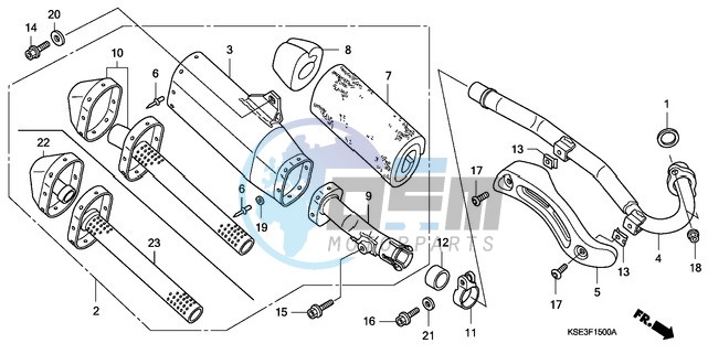 EXHAUST MUFFLER