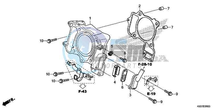 CYLINDER/ REED VALVE